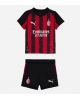 AC Milan Rafael Leao #10 Hemmatröja Barn 2025-26 Kortärmad (+ Korta byxor)
