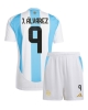 Argentina Julian Alvarez #9 Hemmatröja Barn Copa America 2024 Kortärmad (+ Korta byxor)
