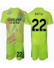 Arsenal David Raya #22 Målvakt Hemmatröja Barn 2024-25 Kortärmad (+ Korta byxor)
