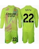 Arsenal David Raya #22 Målvakt Hemmatröja Barn 2024-25 Långärmad (+ Korta byxor)