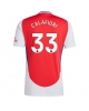 Arsenal Riccardo Calafiori #33 Hemmatröja 2024-25 Kortärmad