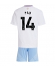 Aston Villa Pau Torres #14 Bortatröja Barn 2024-25 Kortärmad (+ Korta byxor)