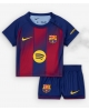 Barcelona Frenkie de Jong #21 Hemmatröja Barn 2025-26 Kortärmad (+ Korta byxor)