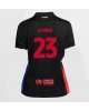 Barcelona Jules Kounde #23 Bortatröja Kvinnor 2024-25 Kortärmad