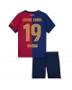 Barcelona Lamine Yamal #19 Hemmatröja Barn 2024-25 Kortärmad (+ Korta byxor)