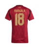 Belgien Orel Mangala #18 Hemmatröja Kvinnor EM 2024 Kortärmad