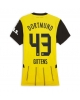 Borussia Dortmund Jamie Bynoe-Gittens #43 Hemmatröja Kvinnor 2024-25 Kortärmad