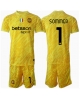 Inter Milan Yann Sommer #1 Målvakt Bortatröja Barn 2024-25 Kortärmad (+ Korta byxor)