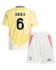 Juventus Danilo Luiz #6 Bortatröja Barn 2024-25 Kortärmad (+ Korta byxor)