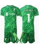 Liverpool Alisson Becker #1 Målvakt Bortatröja Barn 2024-25 Kortärmad (+ Korta byxor)
