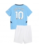 Manchester City Jack Grealish #10 Hemmatröja Barn 2024-25 Kortärmad (+ Korta byxor)
