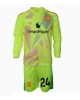 Manchester United Andre Onana #24 Målvakt Bortatröja Barn 2024-25 Långärmad (+ Korta byxor)