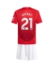 Manchester United Antony #21 Hemmatröja Barn 2024-25 Kortärmad (+ Korta byxor)