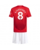 Manchester United Bruno Fernandes #8 Hemmatröja Barn 2024-25 Kortärmad (+ Korta byxor)