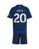 Manchester United Diogo Dalot #20 Bortatröja Barn 2024-25 Kortärmad (+ Korta byxor)