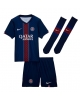 Paris Saint-Germain Desire Doue #14 Hemmatröja Barn 2025-26 Kortärmad (+ Korta byxor)