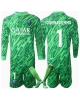 Paris Saint-Germain Gianluigi Donnarumma #1 Målvakt Hemmatröja Barn 2024-25 Långärmad (+ Korta byxor)