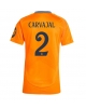 Real Madrid Daniel Carvajal #2 Bortatröja Kvinnor 2024-25 Kortärmad