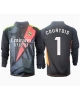 Real Madrid Thibaut Courtois #1 Målvakt Bortatröja 2024-25 Långärmad