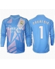 Real Madrid Thibaut Courtois #1 Målvakt Hemmatröja 2024-25 Långärmad