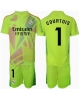 Real Madrid Thibaut Courtois #1 Målvakt Tredjeställ Barn 2024-25 Kortärmad (+ Korta byxor)