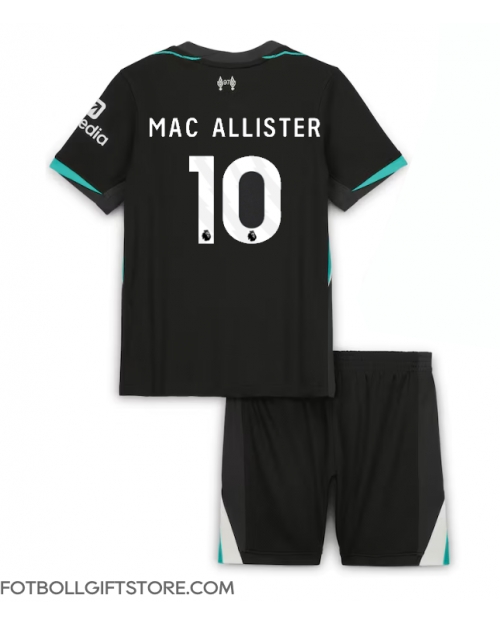 Liverpool Alexis Mac Allister #10 Bortatröja Barn 2024-25 Kortärmad (+ Korta byxor)